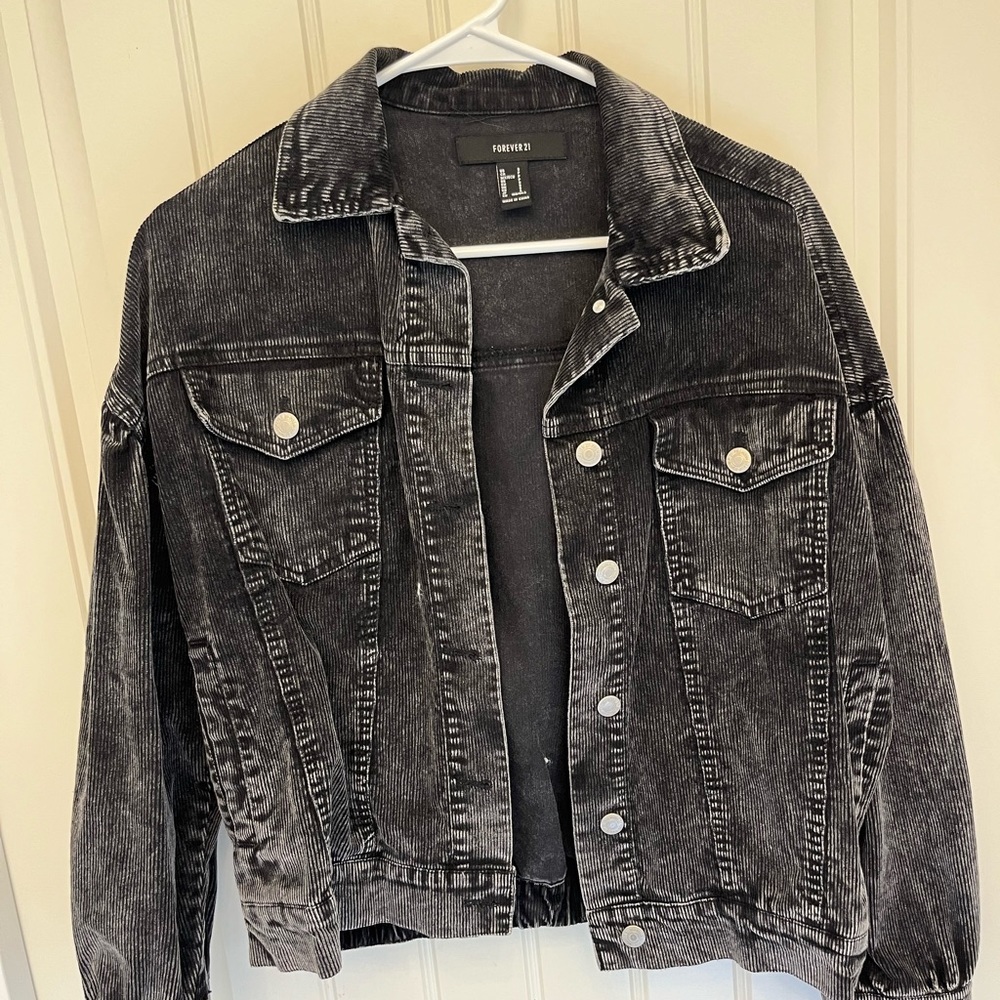 Black jean jacket